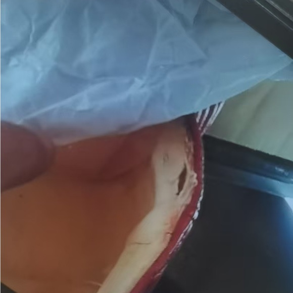 （sent to other platform) Chanel classic flap medium size Diana bag red - Picture 7 of 8